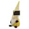 Northlight; 10" Yellow Gingham Hat Springtime Gnome with Chalk Board; Category:Spring Tabletop Decor; Image:4